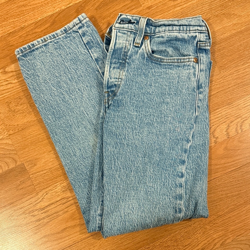 Levi's Classic Blue Straight Leg Jeans